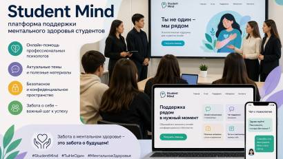 Студенты представили проект «Student Mind» по поддержке ментального здоровья